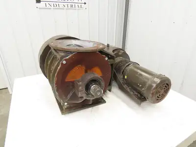 Sprout Waldron Rotary Airlock Valve 10" Round x Square Flange 3PH Chain Drive
