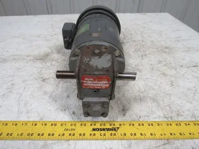 Hub City 02-20-21501-184 Double Shaft Gear Box 5:1 Ratio W/1/2HP 90a/100F DC