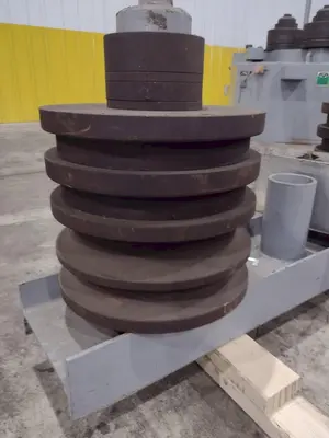 5" X 5" X 1/2" ROUNDO MODEL #R-5-S HYDRAULIC ANGLE ROLL: STOCK #23480