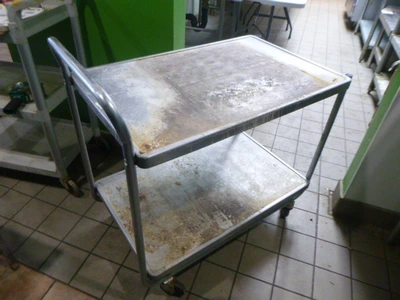 2 Shelf Stainless Utility Cart