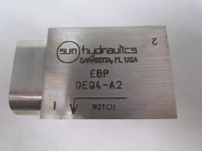 Sun Hydraulics EPB Sandwich Manifold ISO 03:On P, Port 3 To T Mfg Date 5-17-04