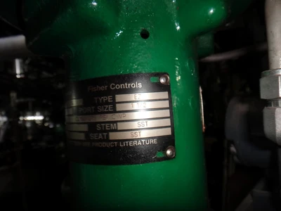 Fisher EZ 1.5" ANSI 150 316 Control Valves