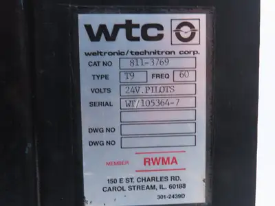 WTC Weltronic WTC-900 Weld Timer Counter Welding Controller 24V