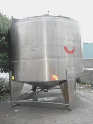 13,500L S/S JKTD Contra Rotational  mixing vessel 5.5 kW