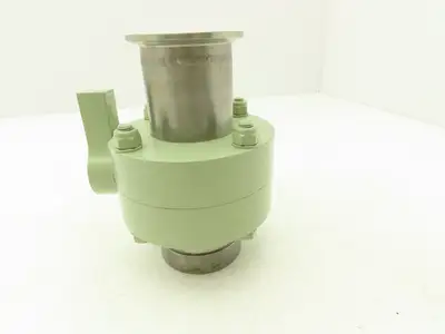 NA NA 2" Butterfly Valve Manuel 2-1/2" Flange & 2-3/8" Smooth Coupler SS Tube