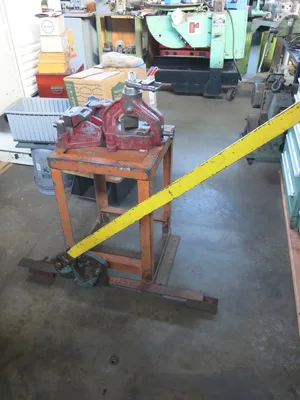 Roper Whitney Pexto No. 455 Combination Angle Iron Shear, Notcher, Bender