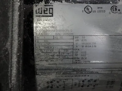 Jdc Dense Flow 1 Hp Dust Collector