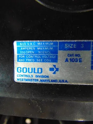 ITE / Gould A30E4811 Combination Starter NEMA Size 3 90 Amps Used