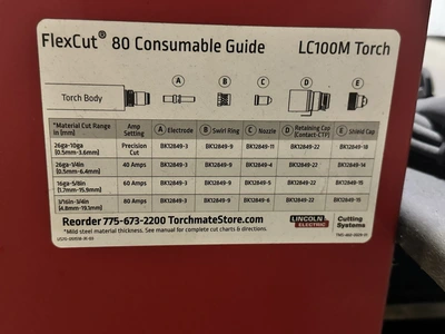 Used 2023 LINCOLN ELECTRIC TORCHMATE 4510-FC 80 Plasma Cutters Oklahoma US | Revelation Machinery #1293581