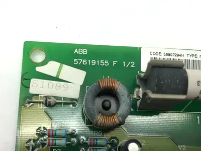 NPOW-41 | ABB  Power Supply Board 57619155 F 1/2 - For Parts Or Not Working
