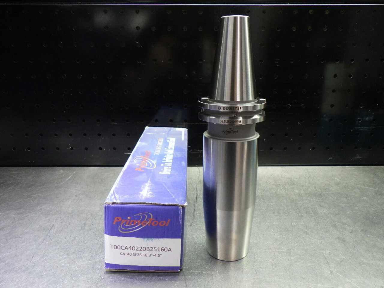 PrimeTool CAT40 25mm Shrink Fit Tool Holder 6.3" Pro T00CA40220B25160A (LOC576)