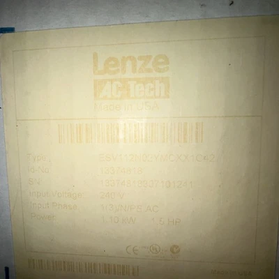 NEW Lenze ESV112N02YMC