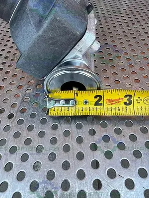 USED ITT PURE FLO 1-316L-RA20MAX-CWP150 DIAPHRAGM VALVE W/ 1" SANITARY FITTING
