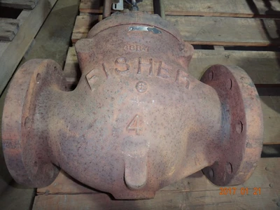 Fisher 4", Class 125, Cast Iron Control Valve