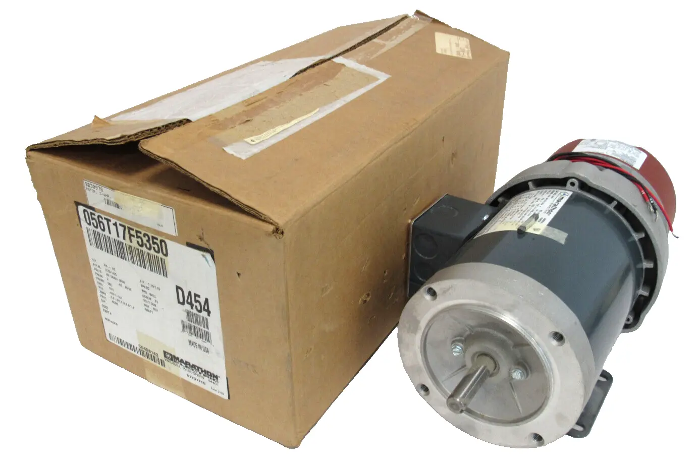 NEW MARATHON 056T17F5350 BRAKE MOTOR D454 3/4-1/2HP 1745/1425RPM