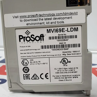 Used ProSoft MVI69E-LDM PLC Processors California US | American Industrial Supply Co. #1513419