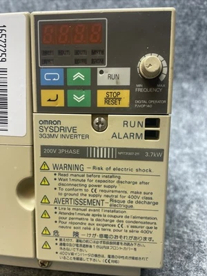 Used Omron 3G3MV-C2037 Variable Speed Drives California US | Davliegogo LLC #1705290