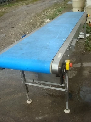 Flat Belt Conveyor S/S  520mm wide x 3200 mm long