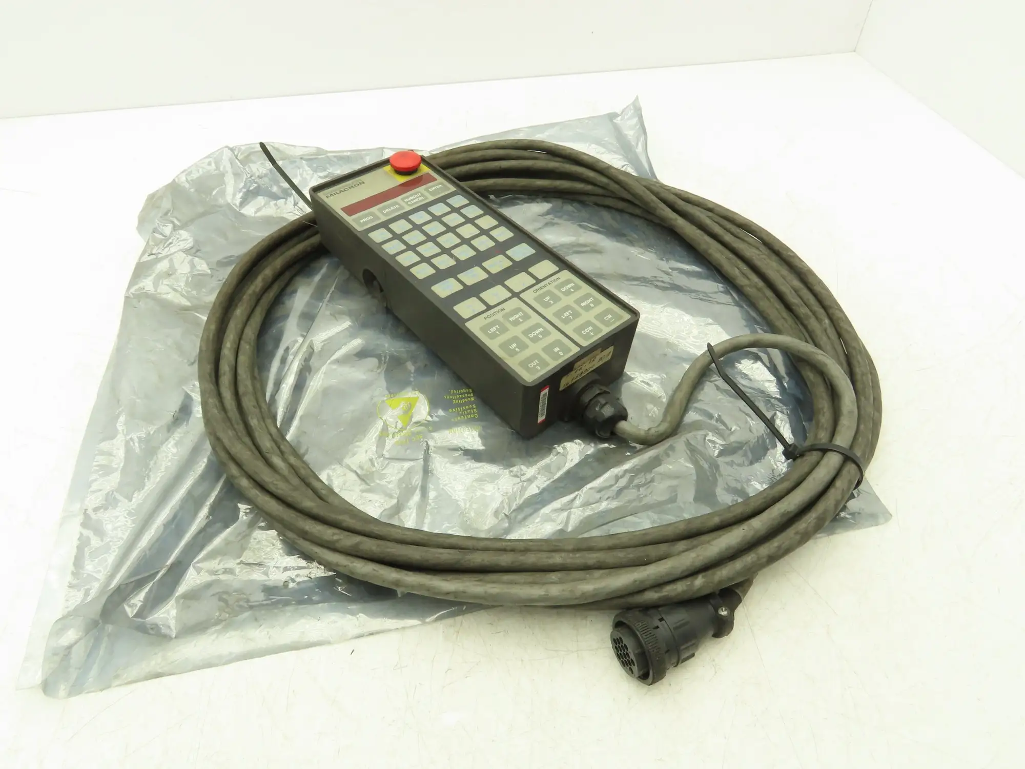 Cincinnati Milacron 3-424-1992A CNC HMI Teach Pendant Operator Control 20' Cord