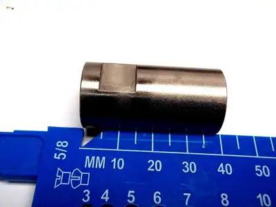 USED MISUMI CIRCULAR FRAME POSTS ONE END TAPPED M10