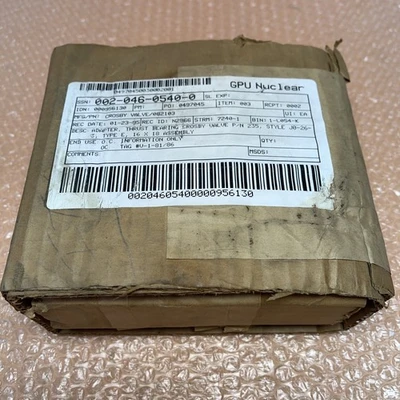 NEW CROSBY VALVE & GAGE 82103