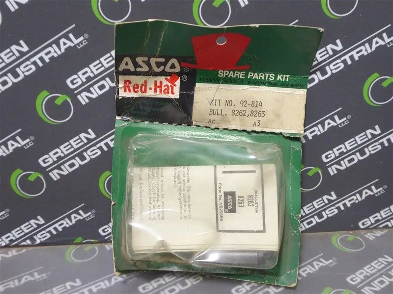 ASCO 92-814 Solenoid Valve Spare Parts Kit New NIB