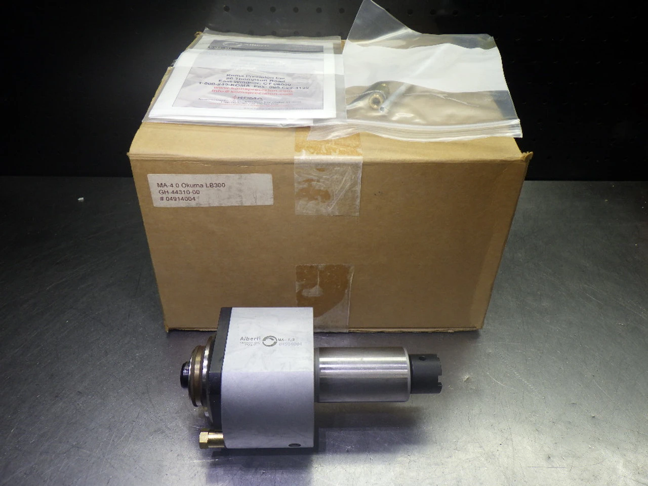 Alberti VDI40 To HSK40 Live Milling Head For OKUMA LB300 MA-4.0 (LOC699)