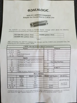NEW Data Logic 93ACC1827