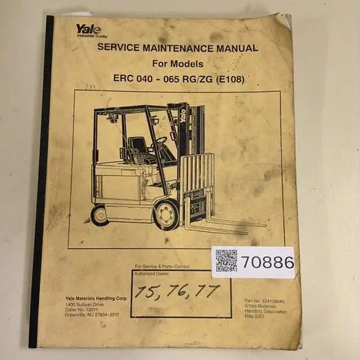 Used YALE 524139040 Manuals Michigan US | Ideal Machinery #702372