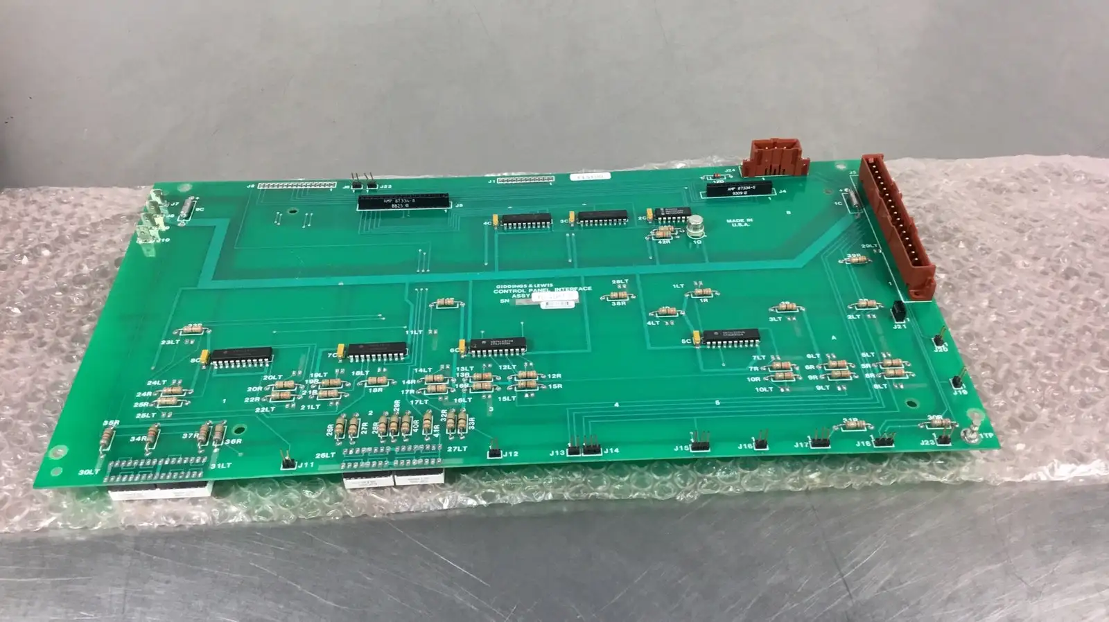 GIDDINGS & LEWIS CONTROL PANEL INTERFACE 810-21283-00 3E-6