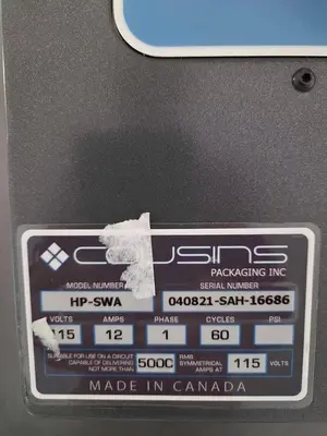 Used COUSINS HP-SWA Pallet Wrappers Pennsylvania US | Global Equipment International, LLC #1249035