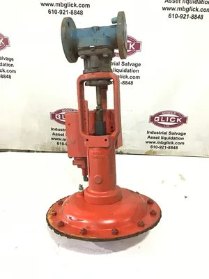 Moore 71P Actuated Plug Valve with Valve Positioner