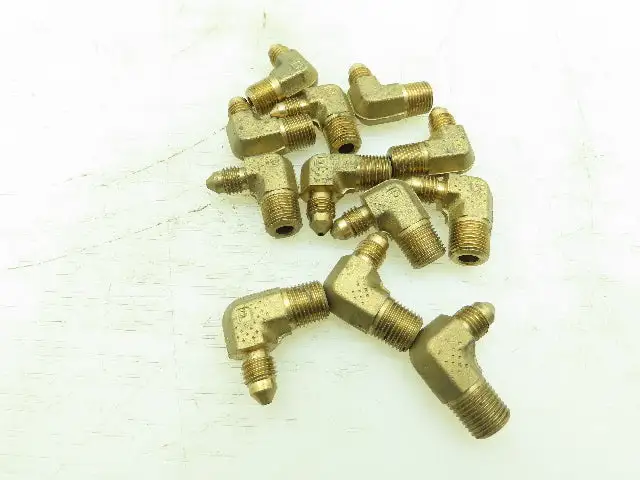 Parker 149F-2-2 Brass 45° Flare Male 90° Elbow 1/8" Tube x 1/8" NPT Lot of 12