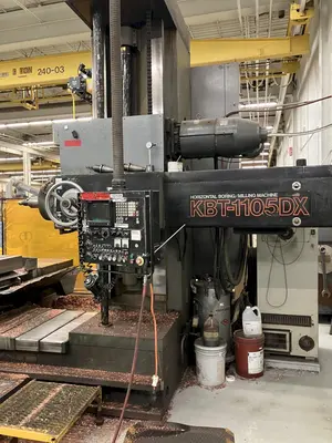 1985 KURAKI KBT-1105DX Boring Mills, Horizontal, Table Type, CNC | Star Equipment Co., Inc. (2)