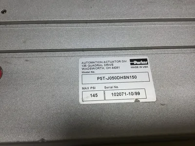 Parker P5T-J050DHSN150 6″ Stroke Guided Cylinder Automation Actuation MAX PSI 1154