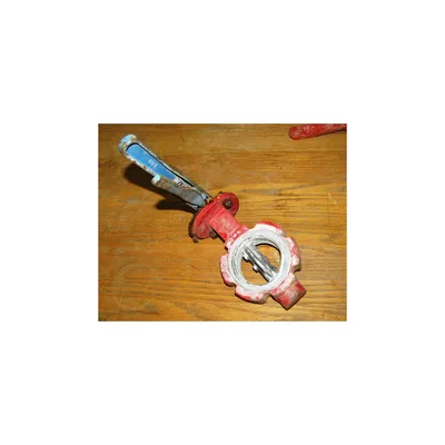 3" DIA. PROTECH BUTTERFLY VALVE USED MANUAL