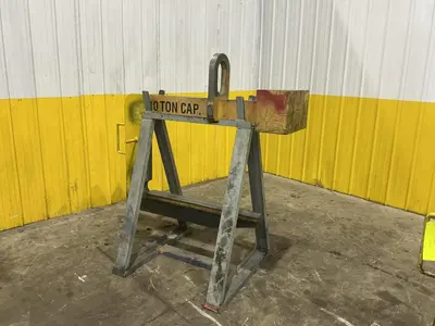 10 TON X 48" CALDWELL MODEL 82-10-48 COIL LIFT C HOOK: YOBRO #25230
