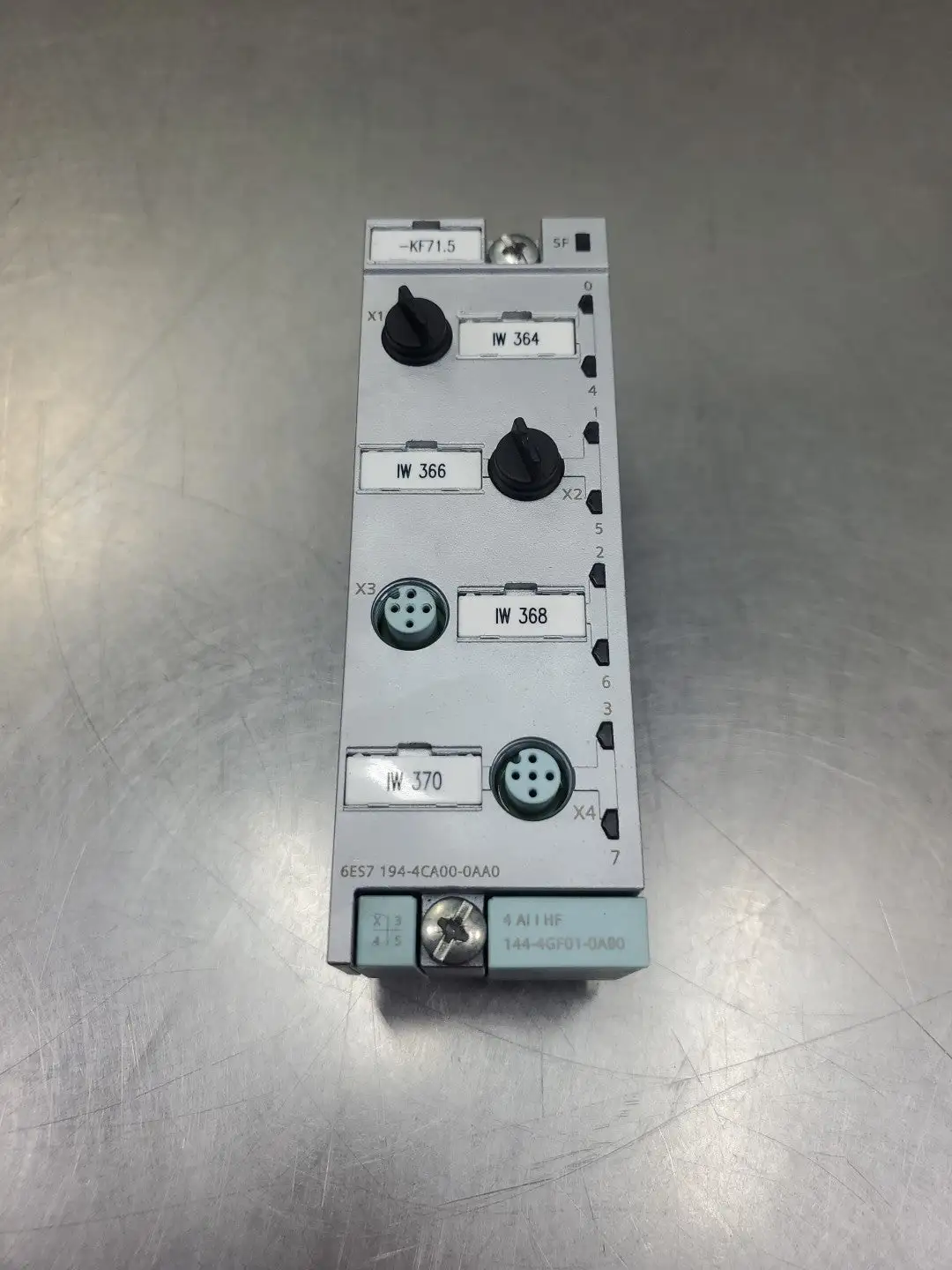 USED Siemens 6ES7194-4CA00-0AA0/144-4GF01-0AB0 4 AI I HF Input/Output Module