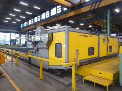 USED ESAB TRUMPF HEAVY DUTY BEVELCUT LASER 24 X 6,3 METER