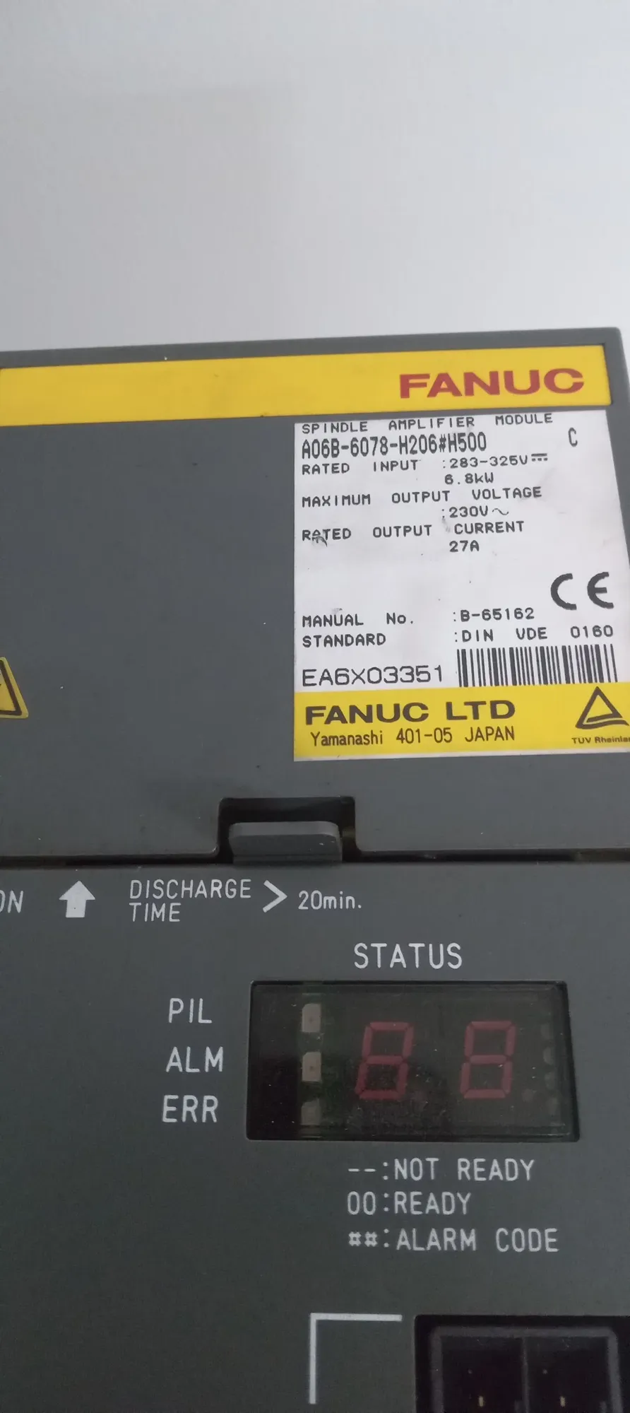 USED FANUC A06B-6078-H206#H500