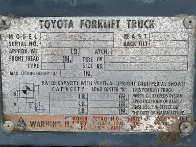 Used 2002 TOYOTA 6FDAU50 Internal Combustion Forklifts: Pneumatic Tire Florida US | Monster Equipment #1382716