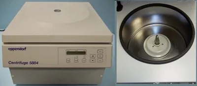 QTY. 1. EPPENDORF CENTRIFUGE MODEL: 5804 SER# 0187...