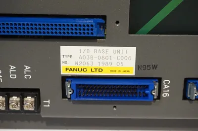 USED FANUC A03B-0801-C006 I/O BASE UNIT A03B0801C006