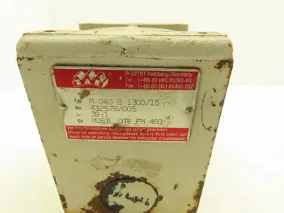 ZAE M 040 B Worm Gearbox Reducer 39:1 Ratio Hollow Shaft IEC 56 Frame