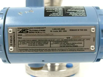 REFURBISHED ROSEMOUNT 8800 8800D 8800DR020SA1N1D1I5M5Q4 VORTEX FLOW METER