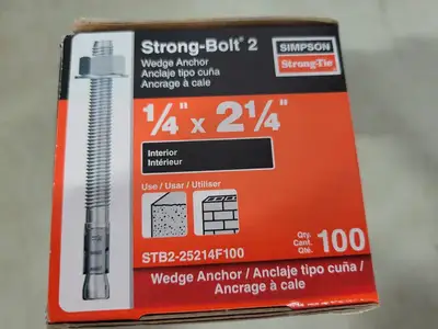 New | in-Stock SIMPSON STB2-25214F100 Miscellaneous MRO British Columbia CA | Lenmark #418163