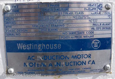 USED WESTINGHOUSE -
