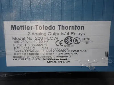 New | in-Stock METTLER TOLEDO THORNTON 200 FLOW pH Meter Ohio US | HGR 24 #873466