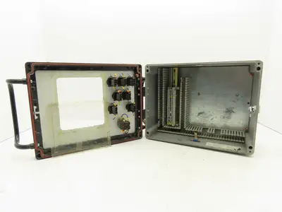 Electrical Enclosure Control Panel HMI 300x400x150mm 7.25x6.25" Cutout 22mm Hole