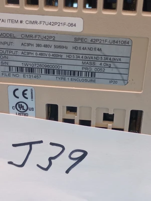 USED Yaskawa CIMR-F7U42P2